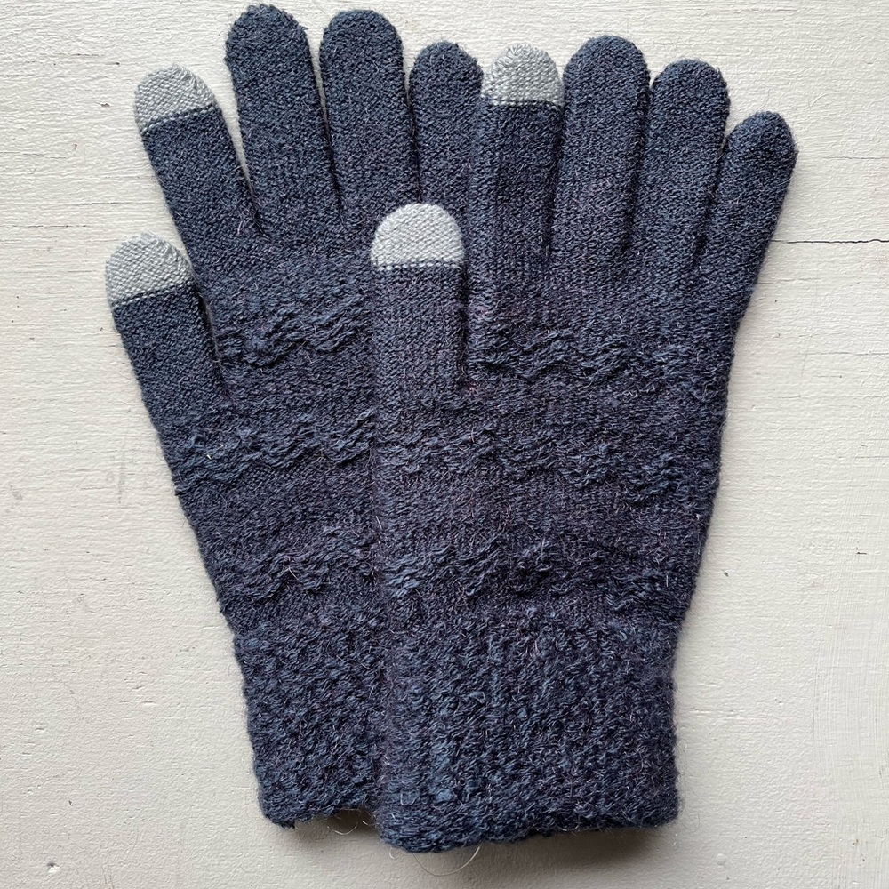 Thick Cozy Texting Gloves Winter Accessories Blue Smart Gloves